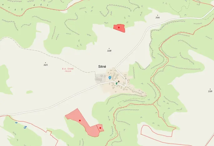 Prodej pole, Želízy, 57781 m2