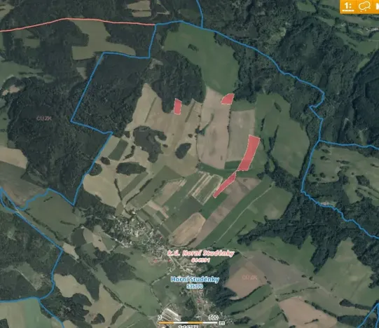 Prodej louky, Horní Studénky, 76032 m2