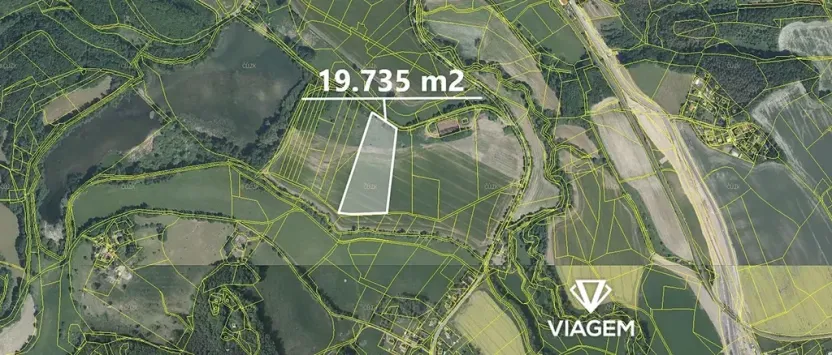 Prodej podílu pole, Hrubá Skála, 7400 m2