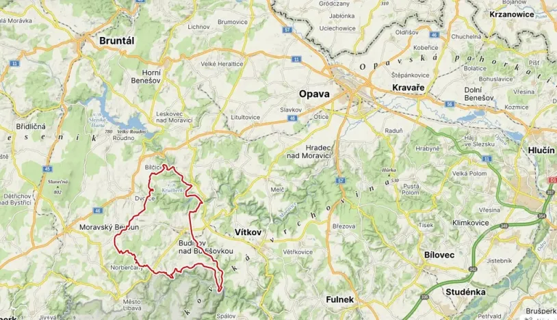 Prodej pozemku, Budišov nad Budišovkou, 60778 m2