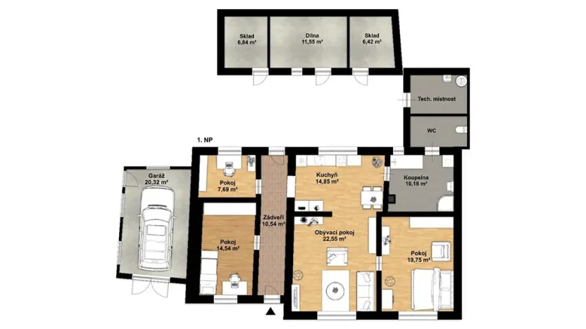 Prodej rodinného domu, Tršice, 253 m2