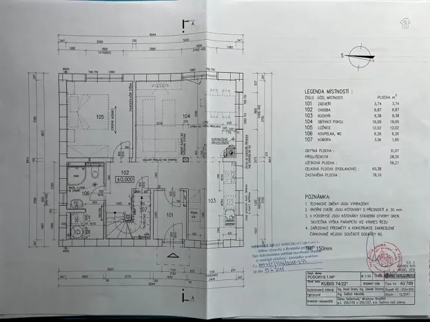 Prodej rodinného domu, Mnichovo Hradiště, Podolská, 117 m2