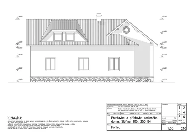 Prodej rodinného domu, Sibřina, Ke Hřišti, 220 m2