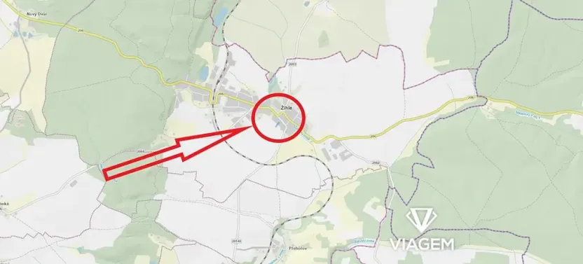 Prodej pozemku pro bydlení, Žihle, 1444 m2