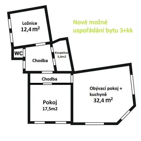 Prodej bytu 2+1, Boskovice, Havlíčkova, 82 m2