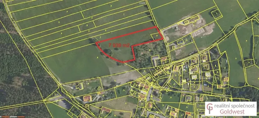 Prodej pozemku pro bydlení, Drahlín, 7939 m2