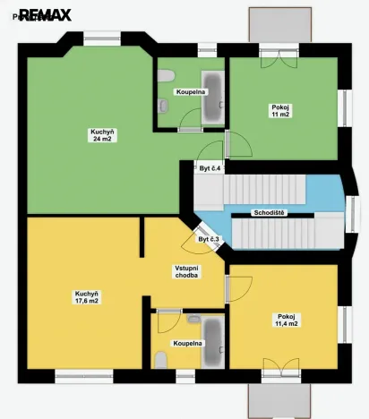 Pronájem bytu 2+kk, Praha - Smíchov, U Malvazinky, 40 m2