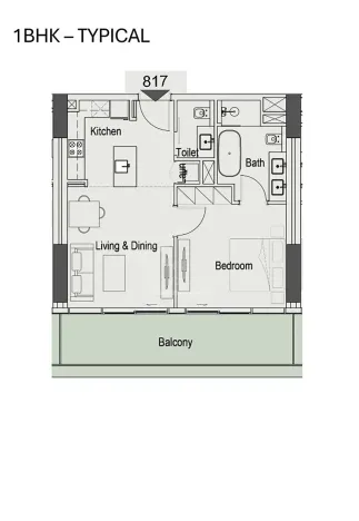 Prodej bytu 2+kk, Dubaj, Spojené arabské emiráty, 73 m2