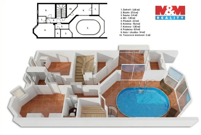 Prodej rodinného domu, Praha - Modřany, Vojtova, 277 m2