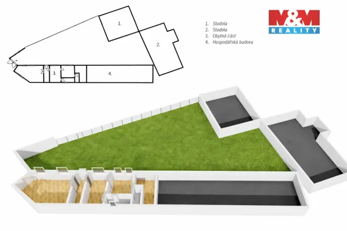 Prodej chalupy, Dívčice - Zbudov, 180 m2