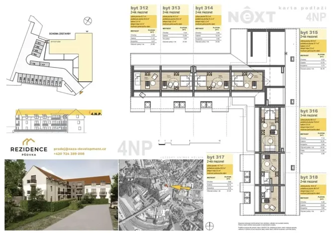 Prodej bytu 1+kk, Mělník, Českolipská, 52 m2