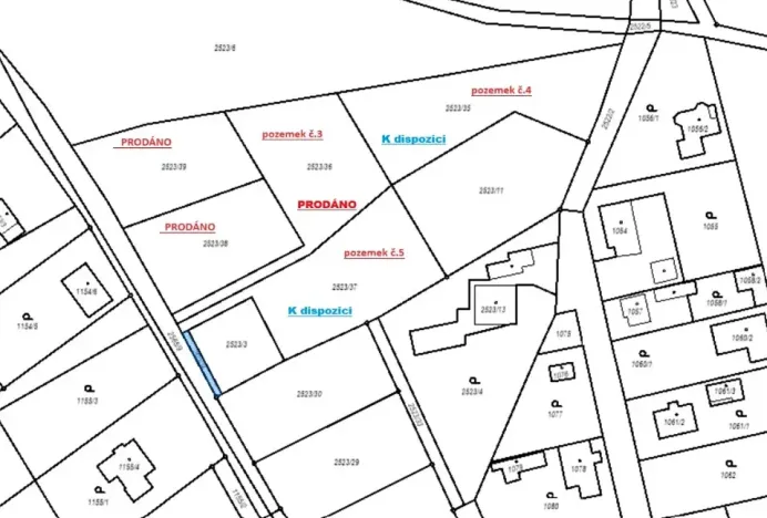 Prodej pozemku pro bydlení, Rapotín, 1362 m2