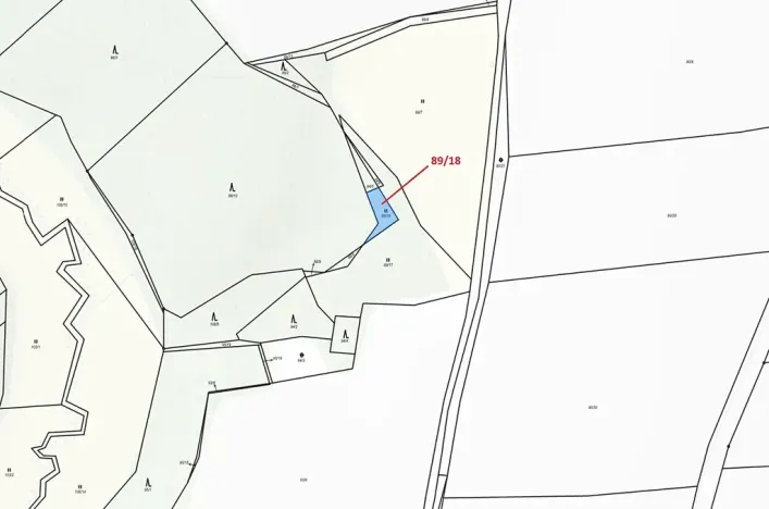 Dražba louky, Žižkovo Pole, 212 m2