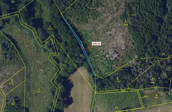 Dražba louky, Žižkovo Pole, 135 m2