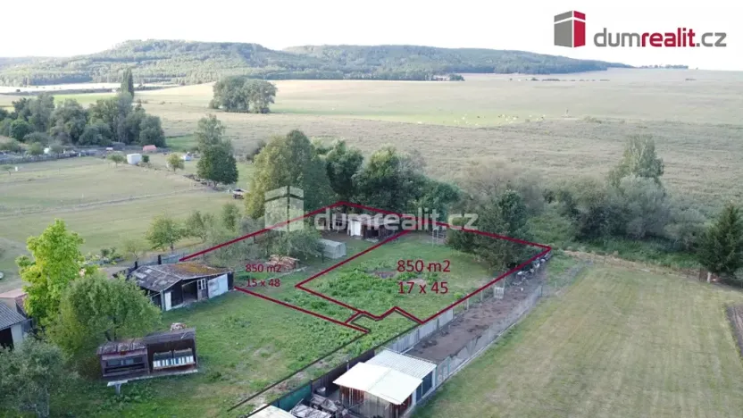 Prodej pozemku pro bydlení, Vroutek, Nádražní, 1810 m2