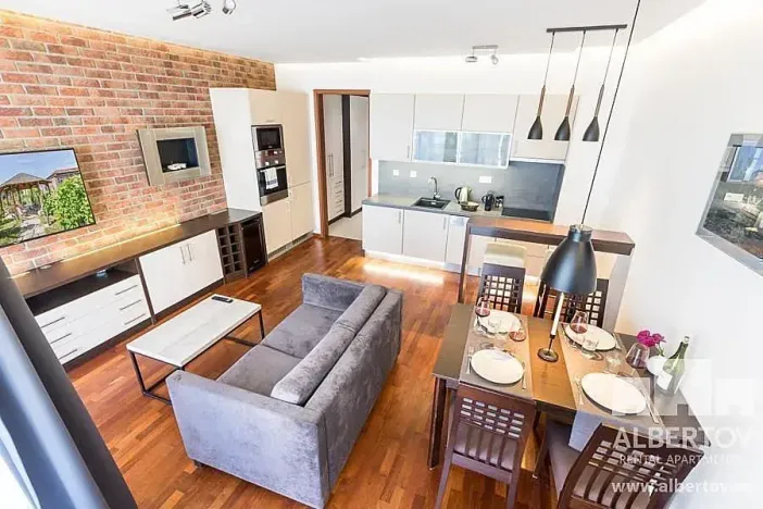 Pronájem bytu 2+kk, Praha - Nové Město, Na slupi, 45 m2