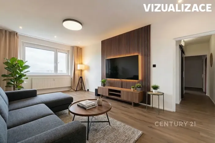 Prodej bytu 2+1, Chomutov, Kamenný vrch, 58 m2