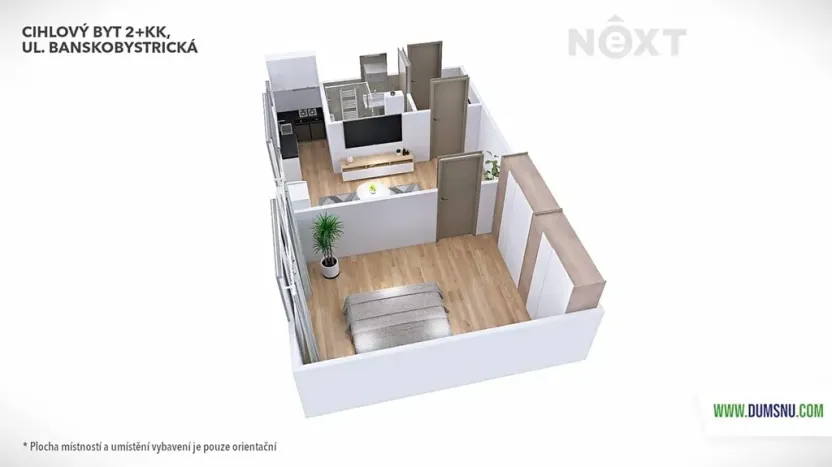 Prodej bytu 2+kk, Šumperk, Banskobystrická, 40 m2