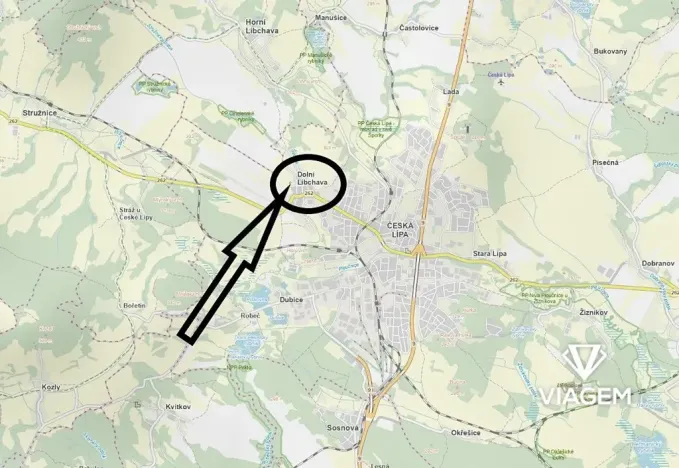 Prodej pozemku pro bydlení, Česká Lípa, 988 m2