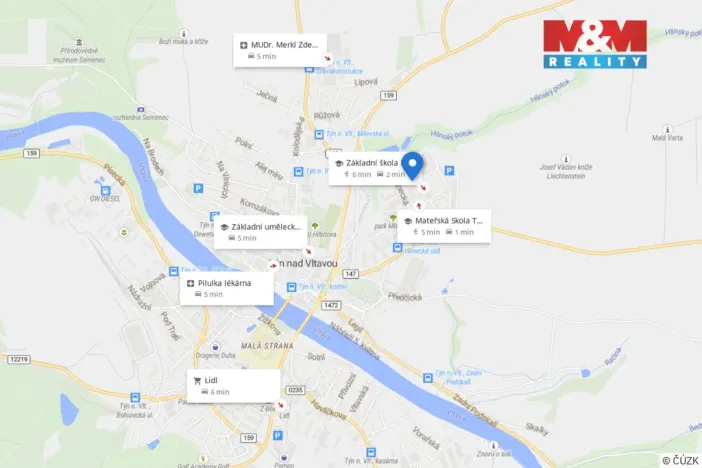 Prodej bytu 2+kk, Týn nad Vltavou, Hlinecká, 43 m2