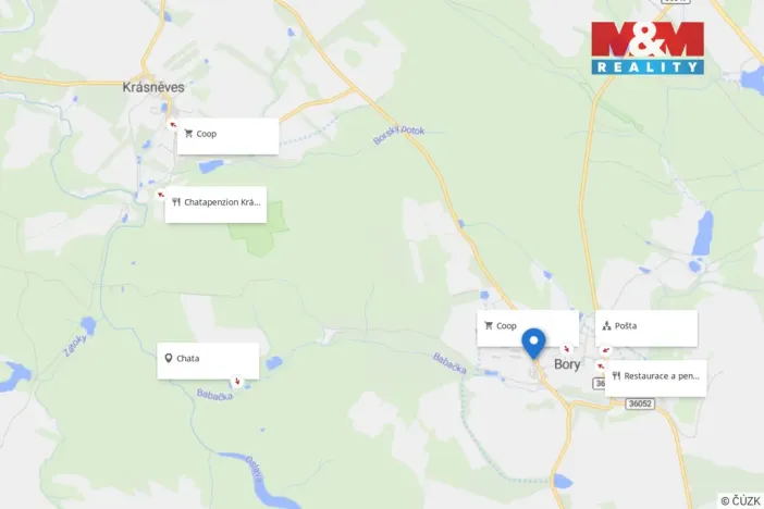 Prodej chaty, Bory - Dolní Bory, 49 m2