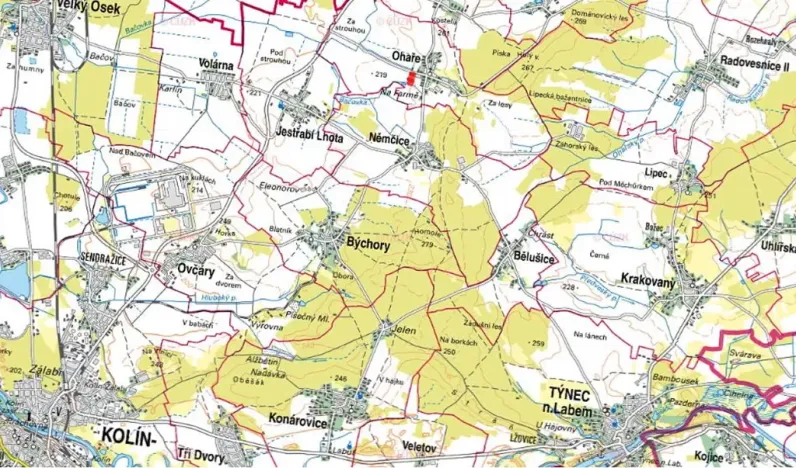 Prodej pozemku pro bydlení, Ohaře, 8292 m2