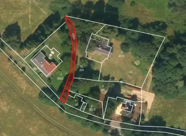 Prodej pozemku, Staré Křečany, 257 m2