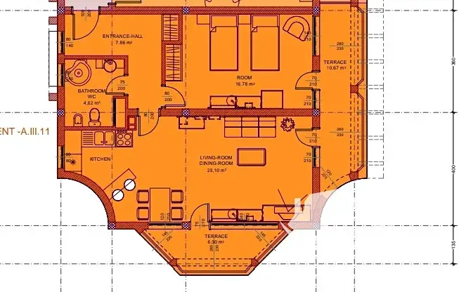Prodej bytu 2+kk, Bjala, Bulharsko, 86 m2