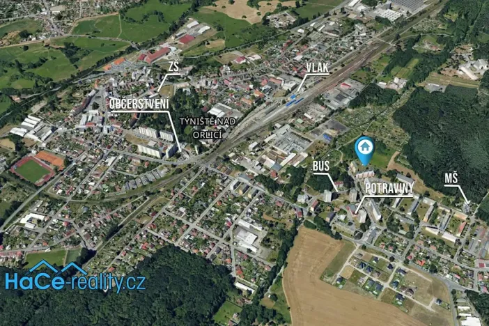 Pronájem bytu 2+1, Týniště nad Orlicí, Družstevní, 58 m2