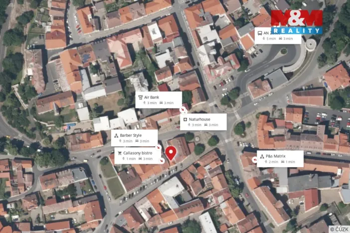 Pronájem obchodního prostoru, Žatec, Masarykova, 42 m2