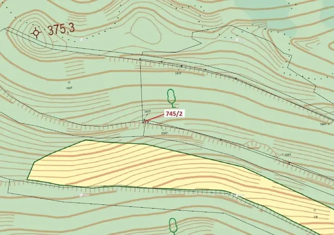 Dražba lesa, Zubrnice, 5 m2