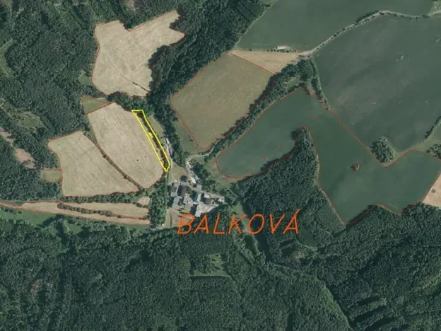 Dražba pole, Tis u Blatna, 6625 m2