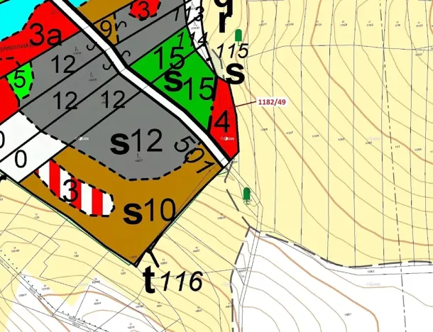 Dražba lesa, Přeborov, 1165 m2