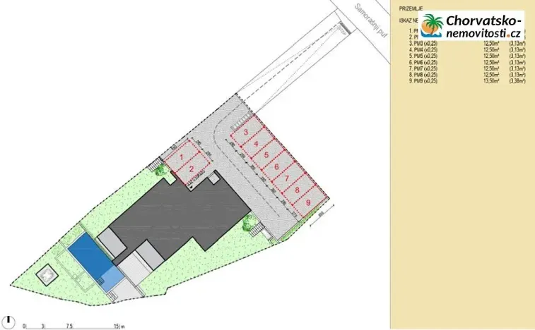 Prodej bytu 3+kk, Novalja, Chorvatsko, 70 m2