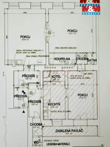 Pronájem bytu 2+kk, Praha - Nové Město, Dlážděná, 49 m2