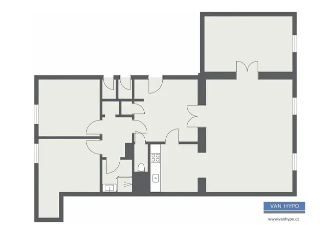 Prodej bytu 4+1, Žatec, náměstí Svobody, 114 m2