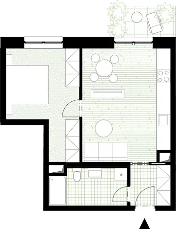 Prodej bytu 2+kk, Rychnov nad Kněžnou, Javornická, 48 m2