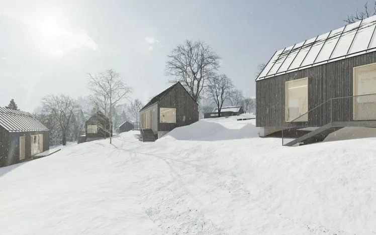 Prodej ubytování, Andělská Hora, 41 m2