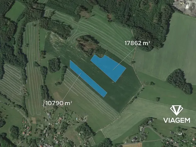 Prodej podílu pole, Radčice, 2387 m2