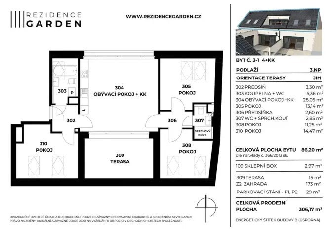 Prodej bytu 4+kk, Brno, Chleborádova, 104 m2