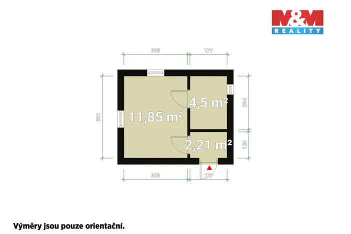 Prodej chaty, Plzeň - Křimice, 25 m2