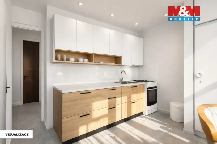 Prodej bytu 2+1, Kralupy nad Vltavou - Lobeček, Masarykova, 48 m2