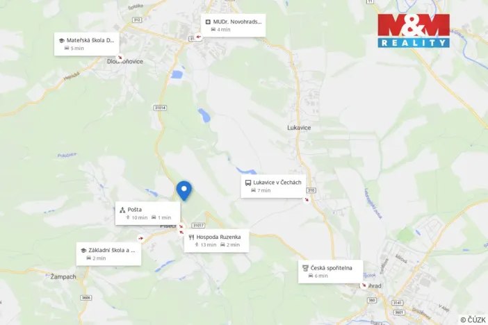 Prodej pozemku pro bydlení, Písečná, 3015 m2