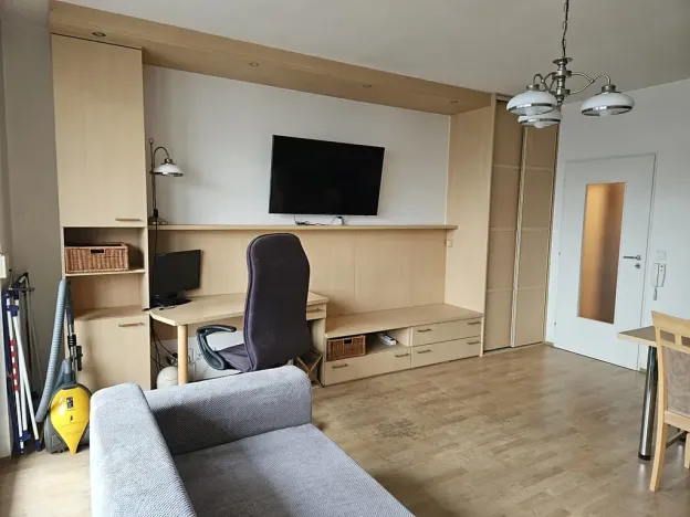 Pronájem bytu 1+kk, Praha - Stodůlky, Sluneční náměstí, 40 m2