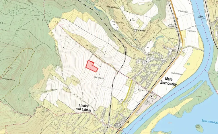 Prodej pole, Lhotka nad Labem, 4697 m2