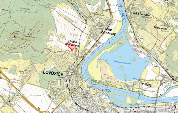 Prodej pole, Lhotka nad Labem, 9589 m2