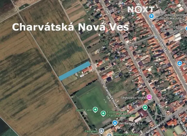 Prodej pozemku pro bydlení, Břeclav, 1840 m2