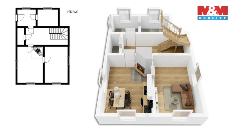 Prodej rodinného domu, Rtyně v Podkrkonoší, Cesta osvobození, 130 m2