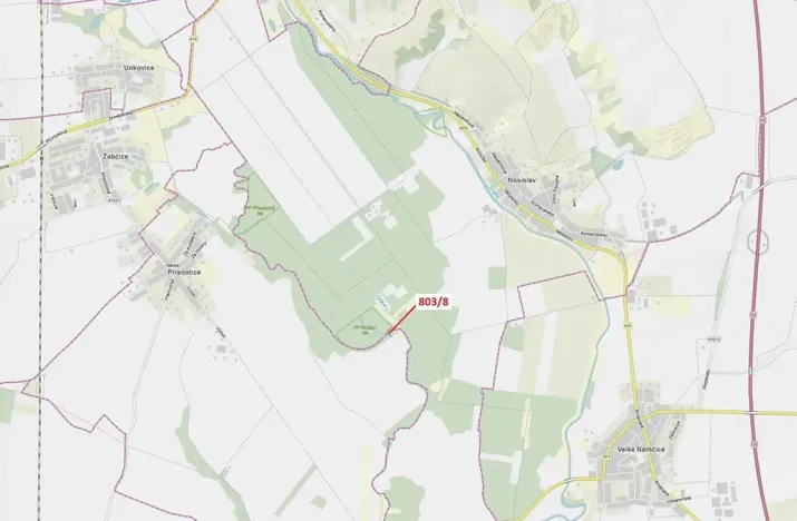 Dražba lesa, Přísnotice, 574 m2