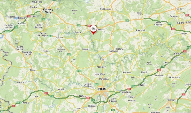 Prodej pozemku, Tis u Blatna - Balková, 6625 m2